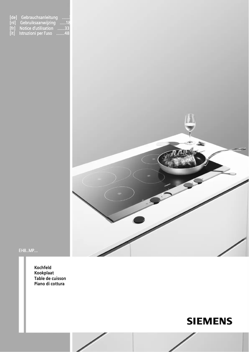 Image de la première page du manuel de l'appareil EH875MP17E