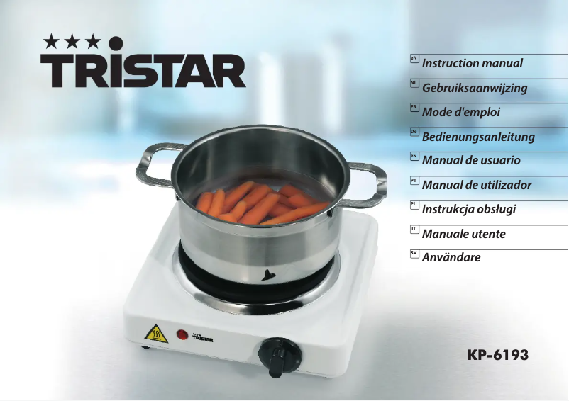 Page n°1 - Manuel utilisateur TriStar KP-6193