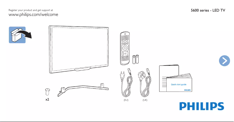 Imagen de la primera página del manual del dispositivo 24PHT5619