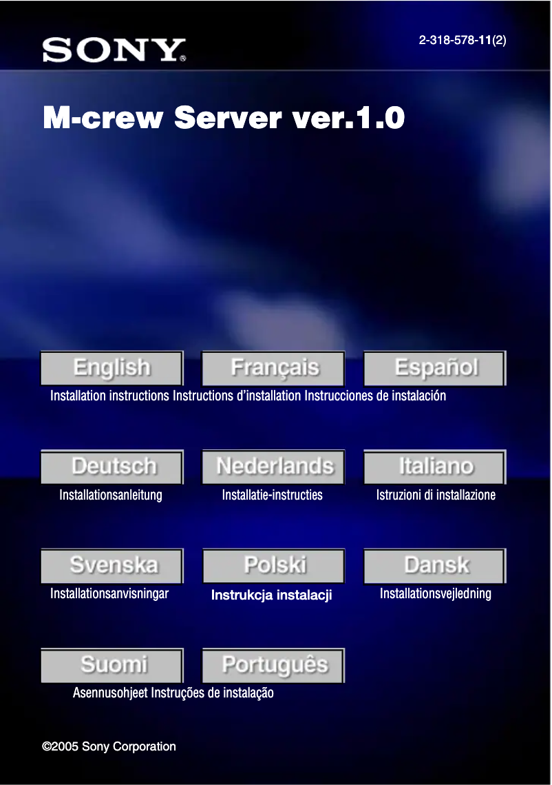 Page 1 de la notice Guide d'installation Sony NAS-CZ1