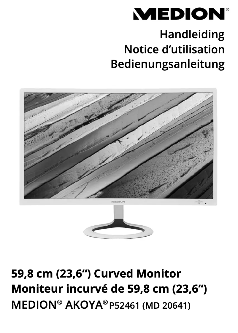 Image de la première page du manuel de l'appareil Akoya P52461 (MD 20641)