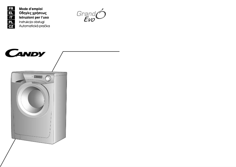 Page n°1 - Manuel utilisateur Candy EVO 1482D-S