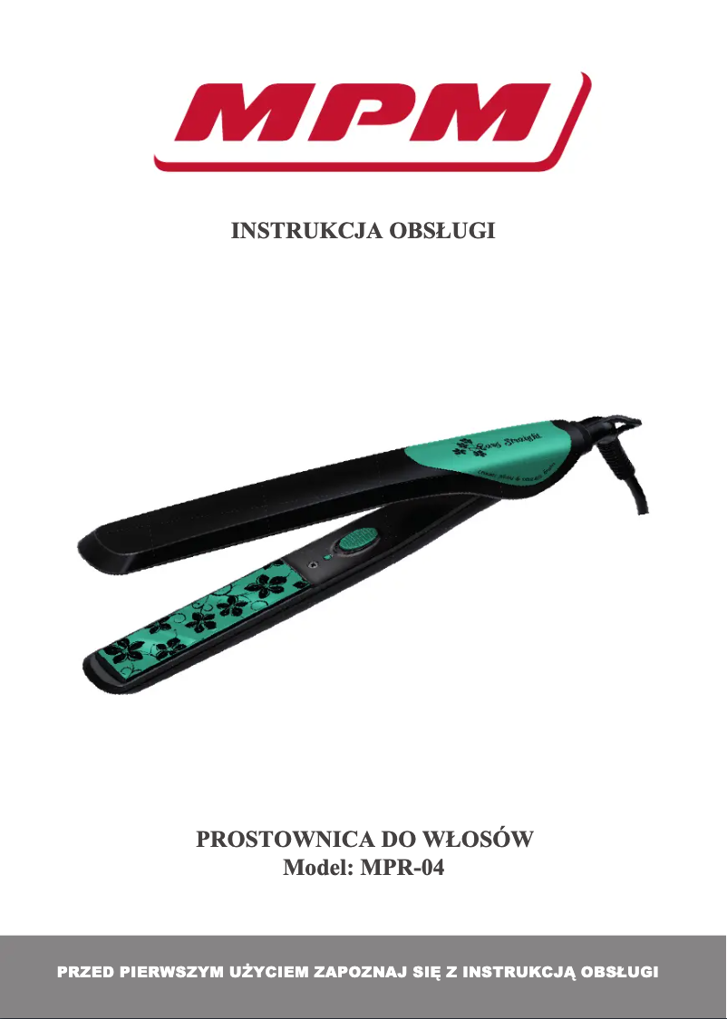 Página 1 del manual Manual de usuario MPM MPR-04