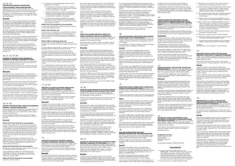 Imagen de la primera página del manual del dispositivo IAN 289015