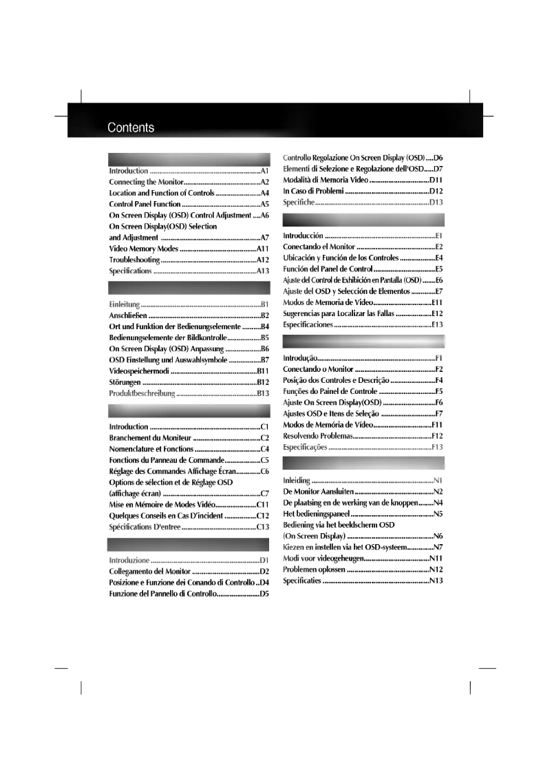 Page n°1 - Manuel utilisateur LG CB773D