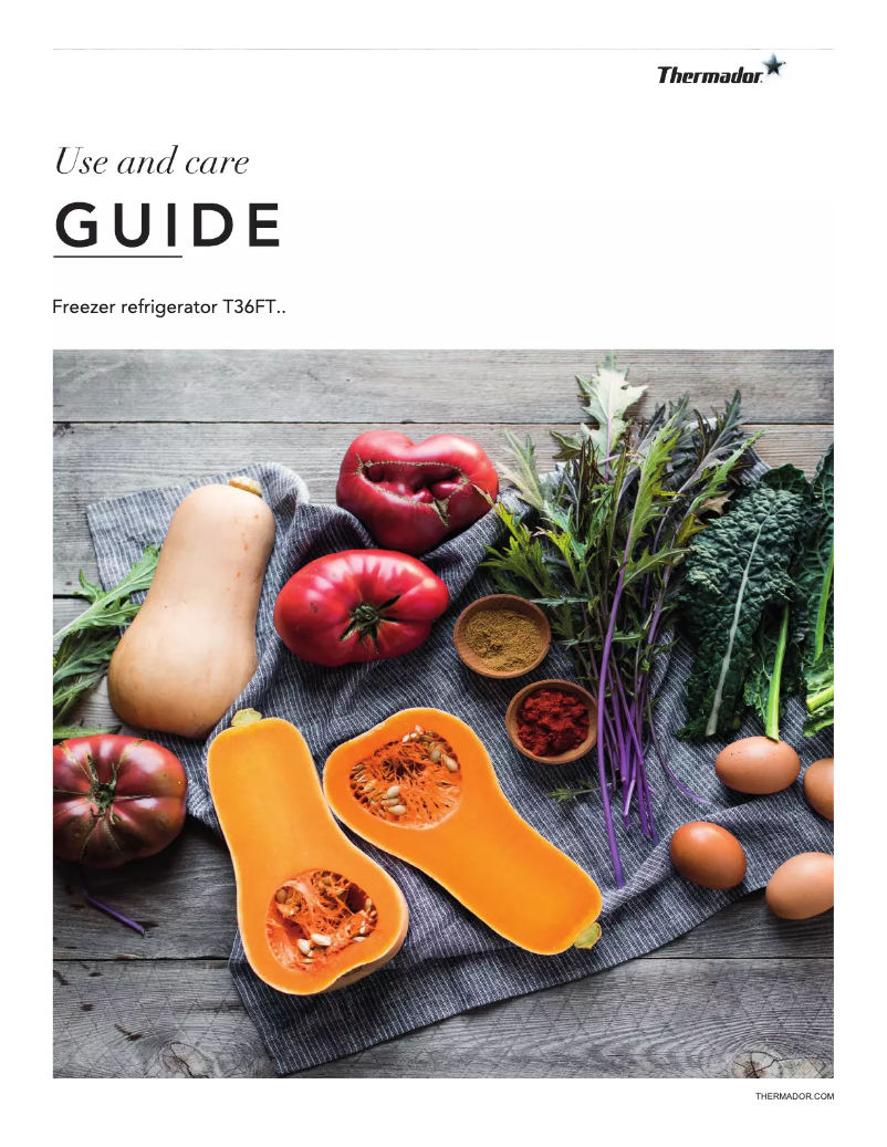 Image de la première page du manuel de l'appareil T36FT810NS