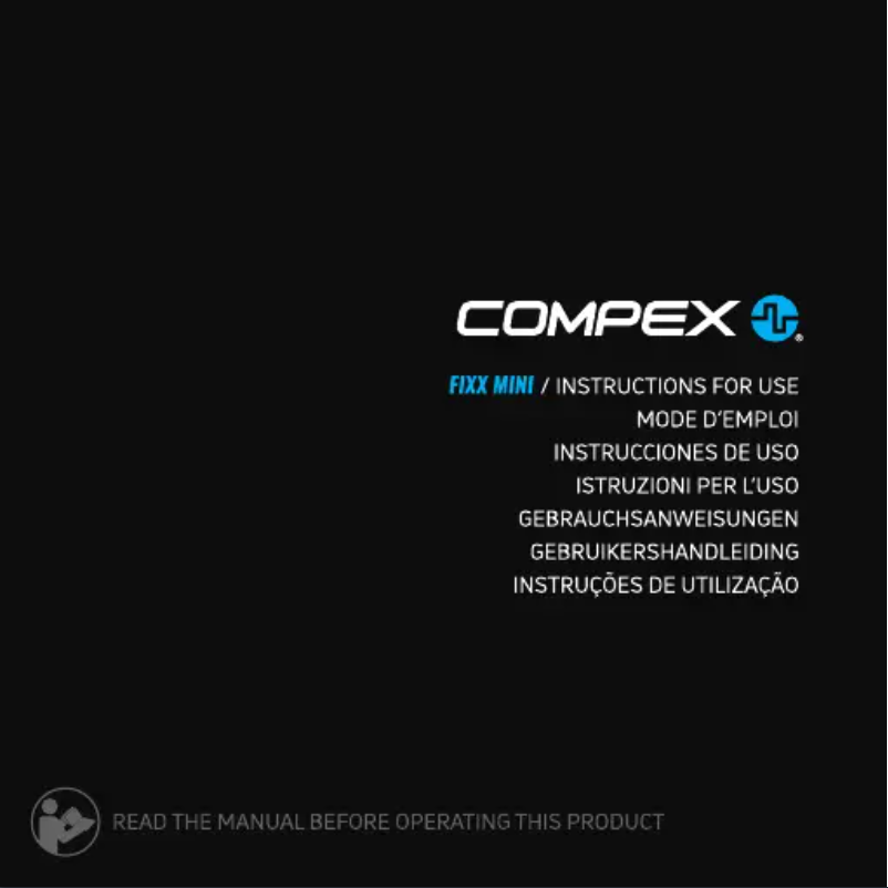 Page n°1 - Manuel utilisateur Compex Fixx Mini