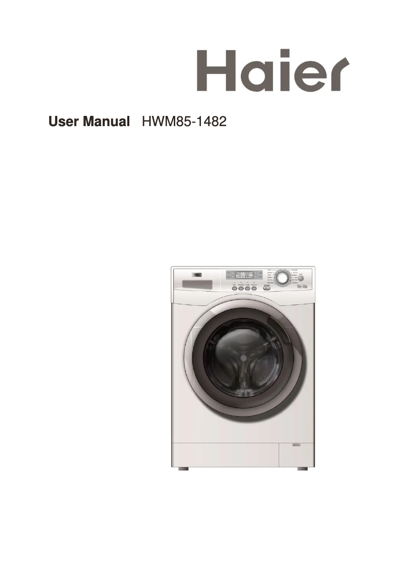 Page n°1 - Mode d'emploi Haier HWM85-1482