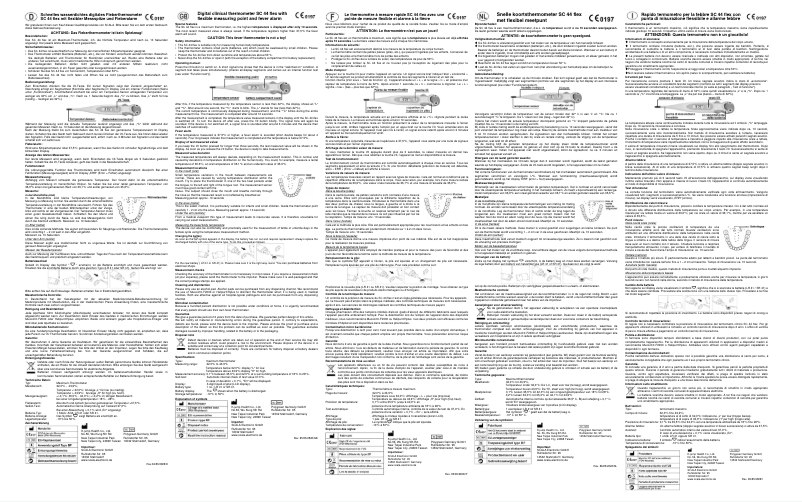 Page 1 de la notice Manuel utilisateur Scala SC 44 flex