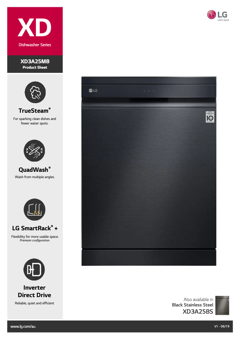 Image de la première page du manuel de l'appareil XD3A25MB