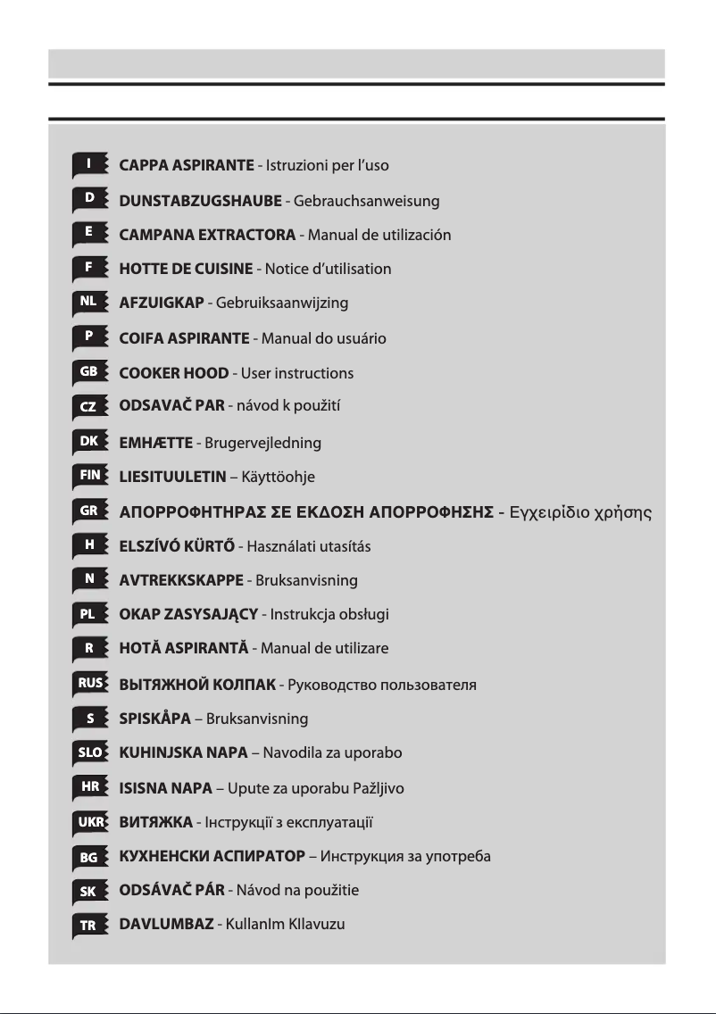 Page 1 de la notice Manuel utilisateur Candy CCE19/1X