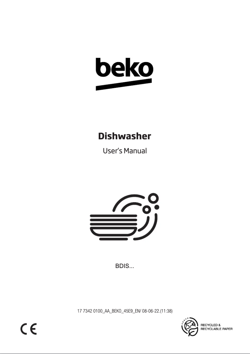 Image de la première page du manuel de l'appareil BDIS261C