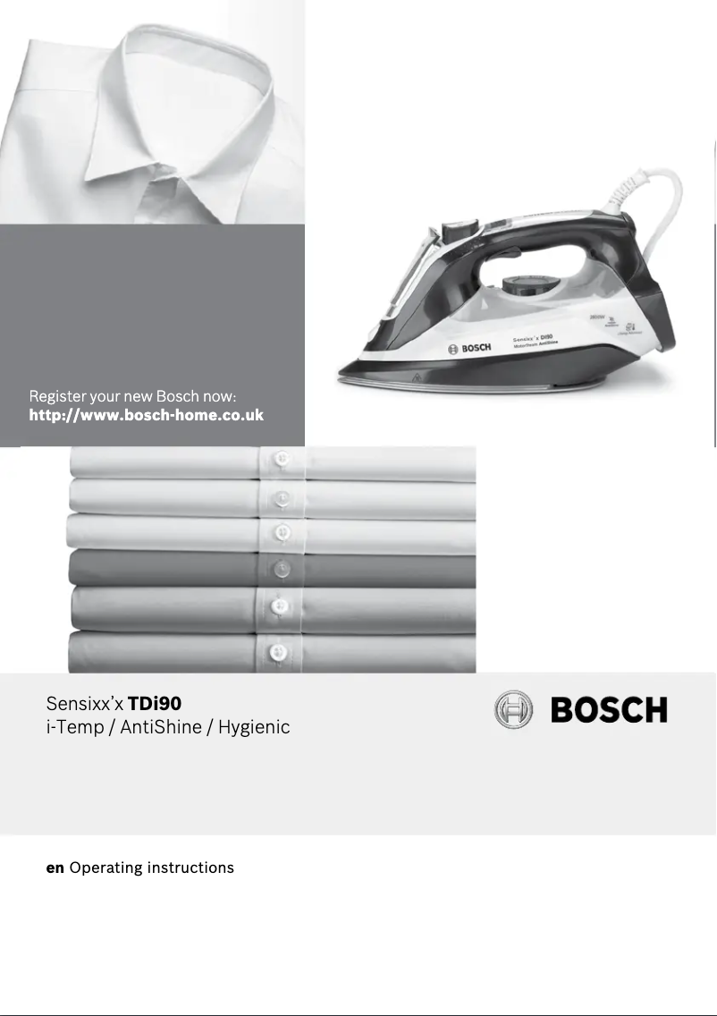 Página 1 del manual Manual de usuario Bosch Sensixx’x TDi90