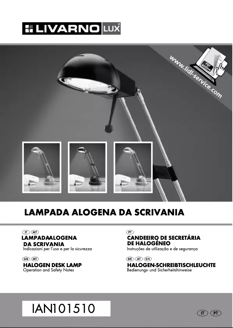 Page n°1 - Manuel utilisateur Livarno Lux IAN 91170