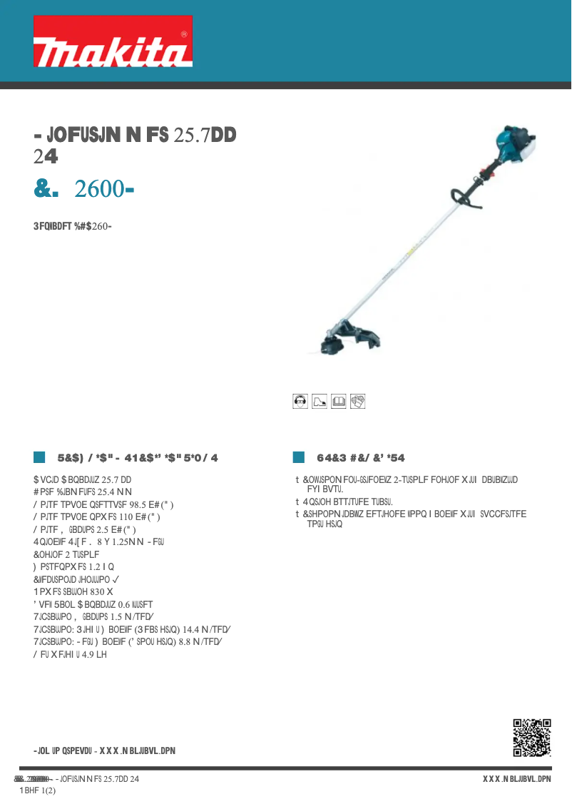 Image de la première page du manuel de l'appareil EM2600L