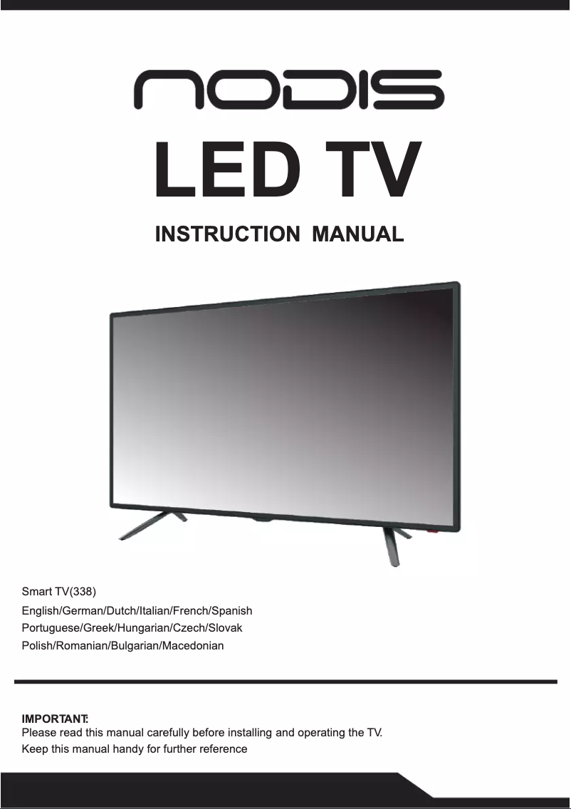 Page 1 de la notice Manuel utilisateur Nodis ND-4048SA