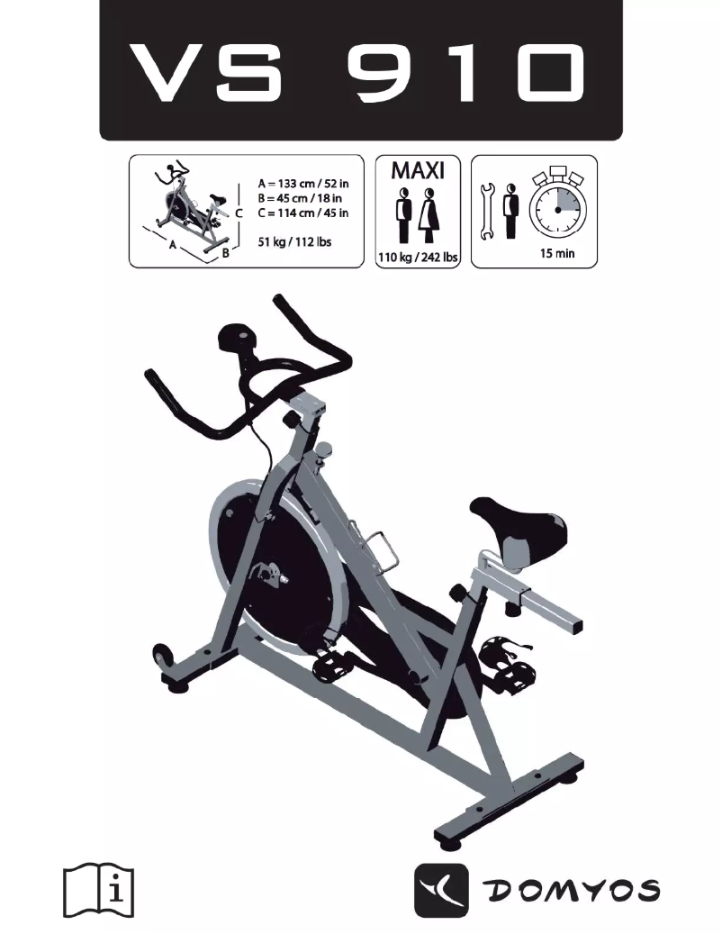 Página 1 del manual Manual de usuario Domyos VS 910