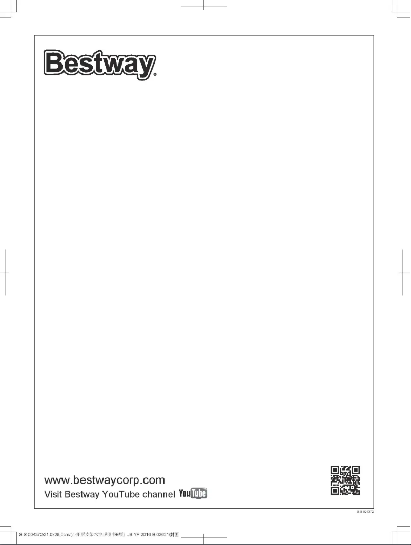 Page 1 de la notice Manuel utilisateur Bestway 56427