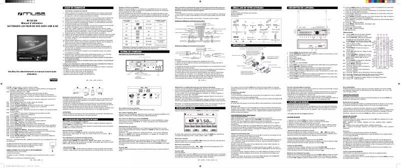 Image de la première page du manuel de l'appareil M-725 DR
