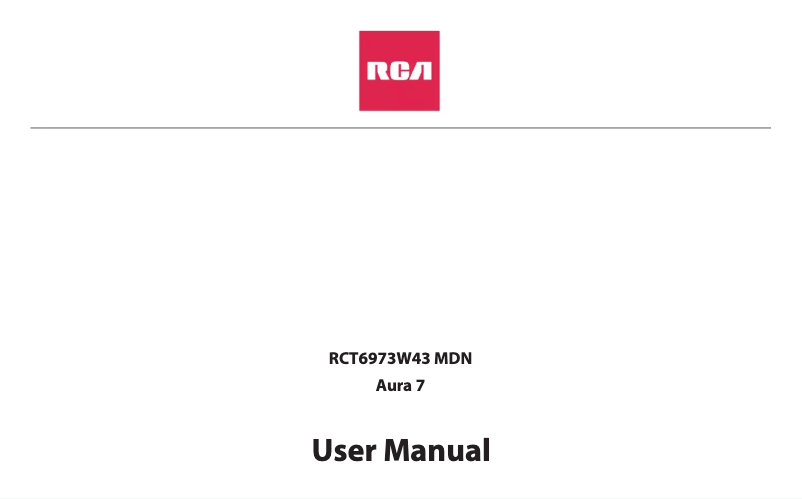 Page n°1 - Manuel utilisateur Venturer Aura 7