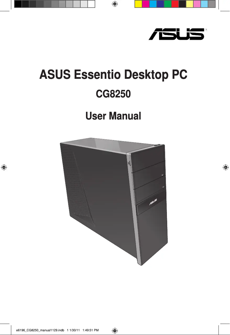 Page n°1 - Manuel utilisateur Asus Essentio CG8250