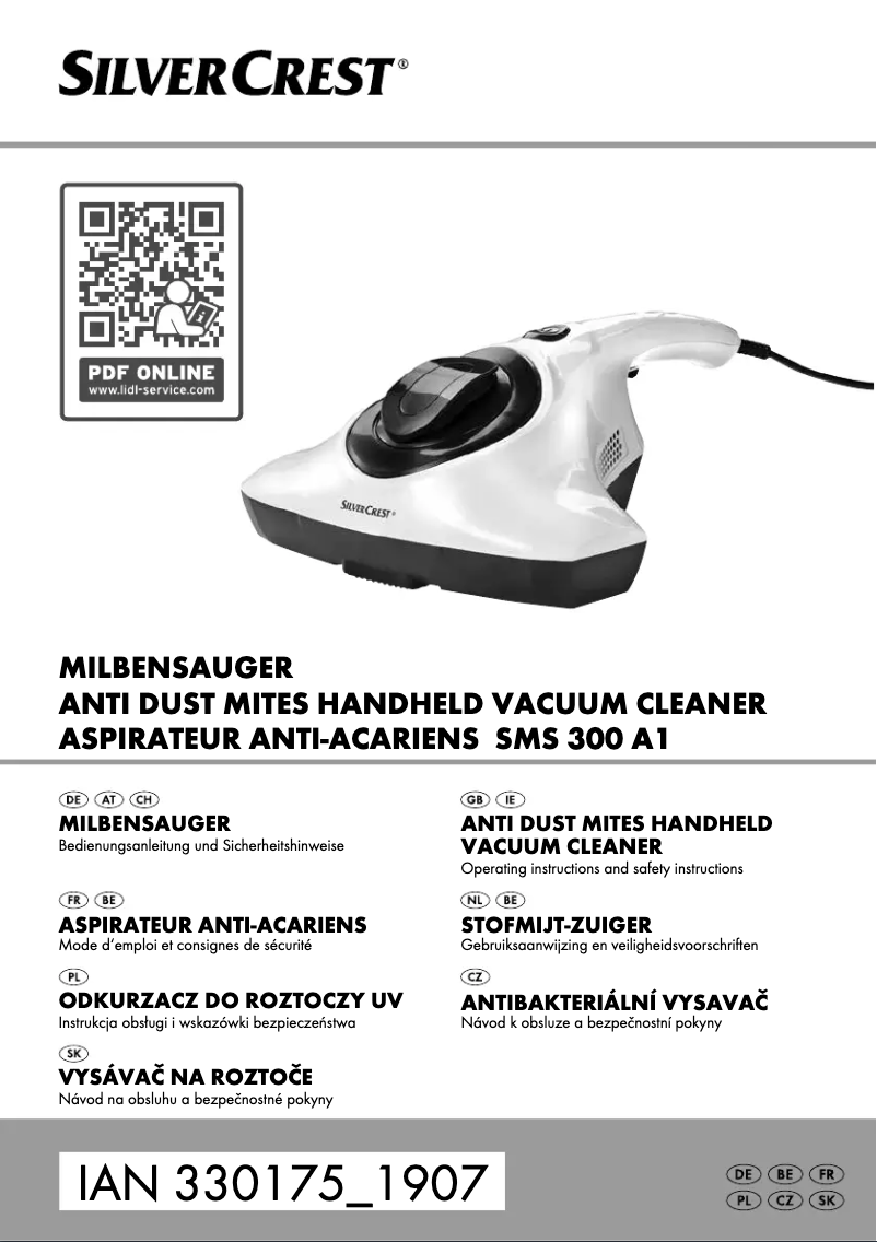 Image de la première page du manuel de l'appareil SMS 300 A1