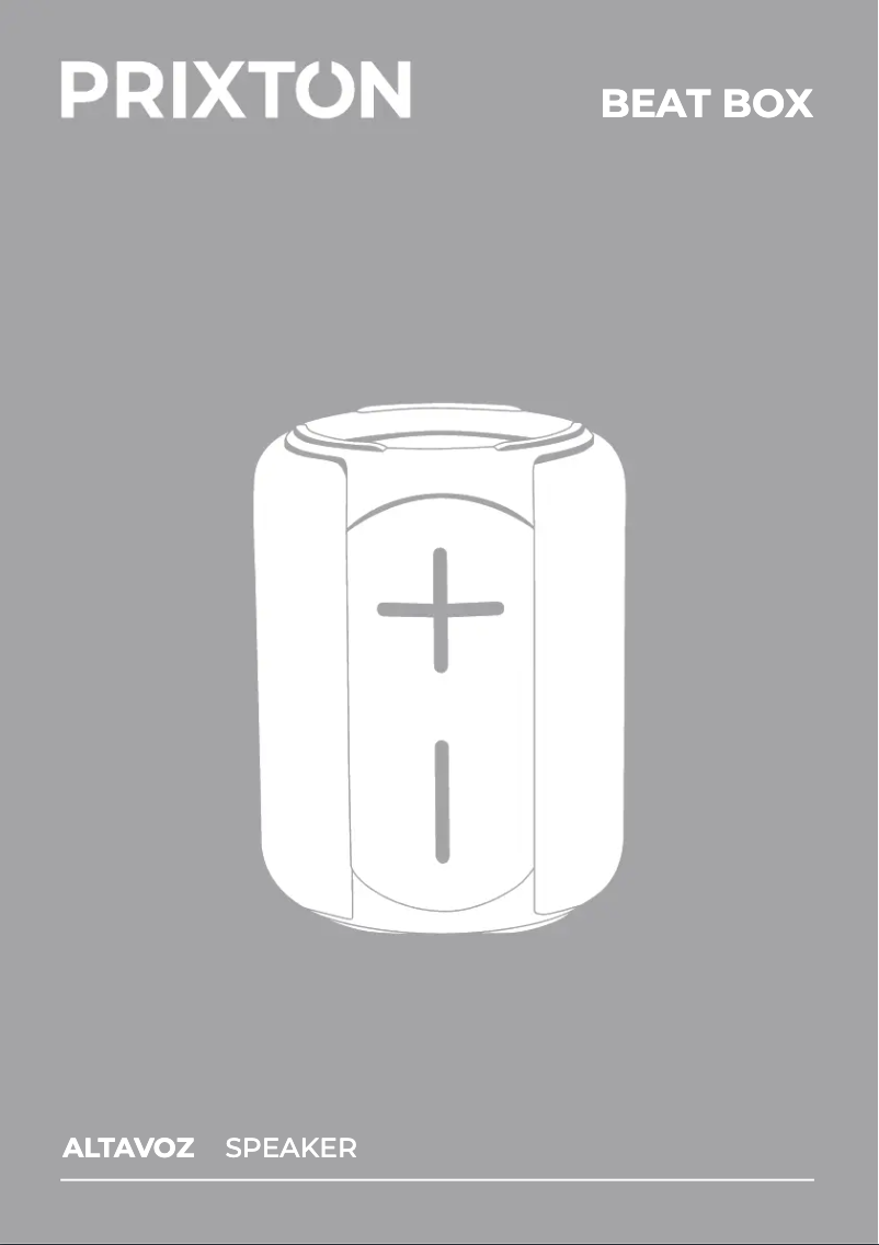 Page 1 de la notice Manuel utilisateur Prixton Beat Box