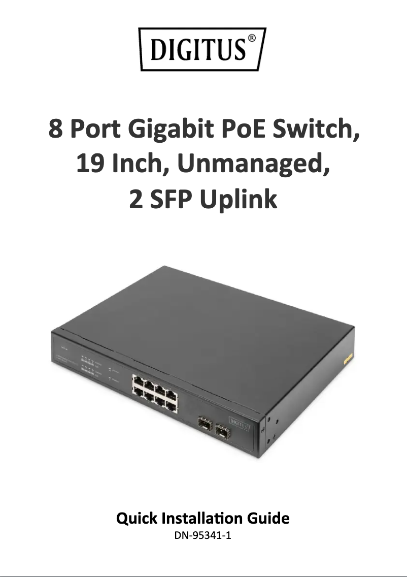 Page n°1 - Manuel utilisateur Digitus DN-95330