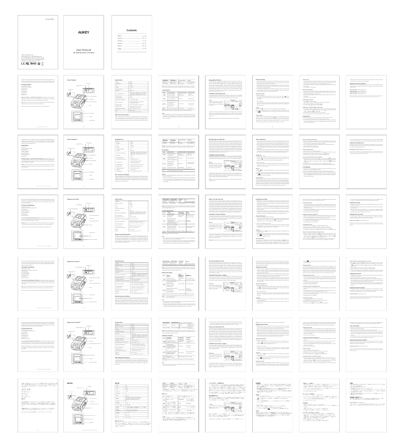 Página 1 del manual Manual de usuario Aukey DR02J