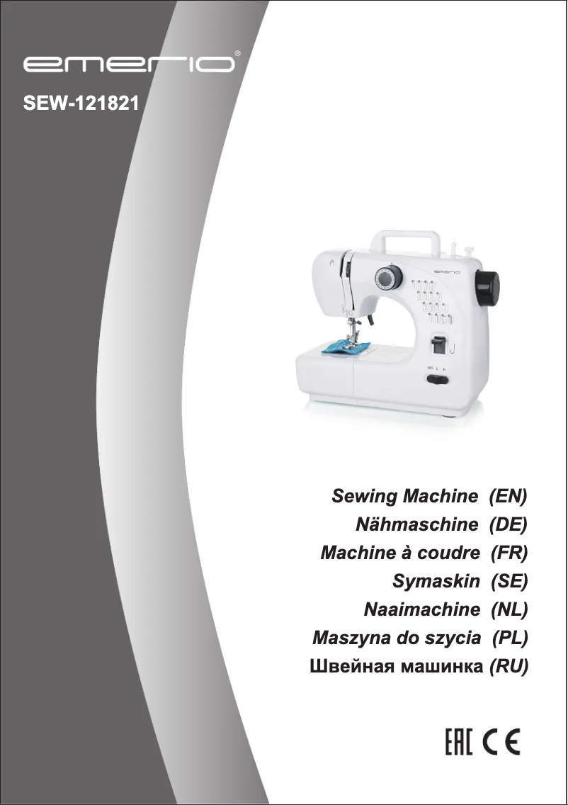 Page 1 de la notice Manuel utilisateur Emerio SEW-121821