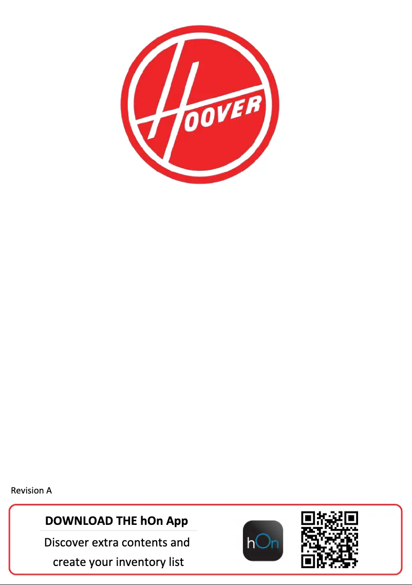 Page n°1 - Manuel utilisateur Hoover HOBT3518EW