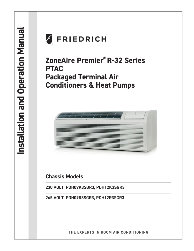 Image de la première page du manuel de l'appareil PDE09R3SG