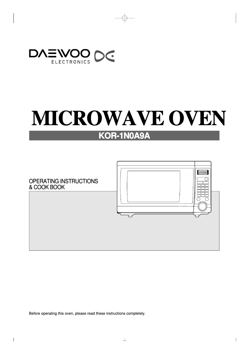 Image de la première page du manuel de l'appareil KOR1N0A