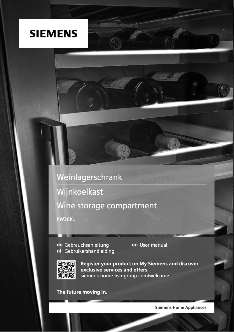 Page n°1 - Manuel utilisateur Siemens KW36KATGA