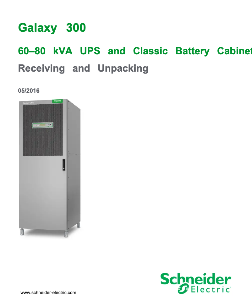 Page 1 de la notice Manuel utilisateur APC G3HTBAT3