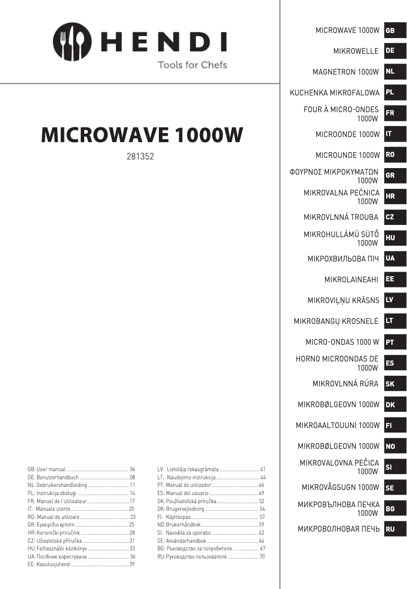Image de la première page du manuel de l'appareil 281352