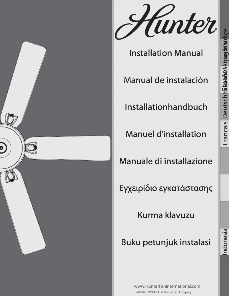 Page 1 de la notice Manuel utilisateur Hunter Builder