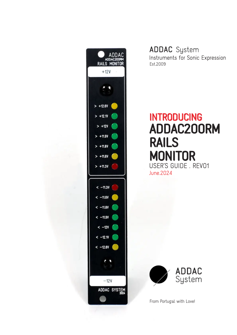 Página 1 del manual Manual de usuario ADDAC System ADDAC200RM