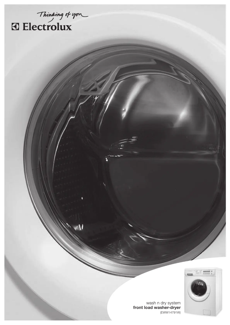 Image de la première page du manuel de l'appareil EWW 14791 W