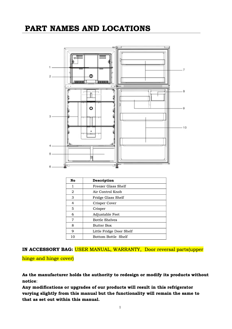 Page 1 de la notice Manuel utilisateur CHiQ CTM513NBS
