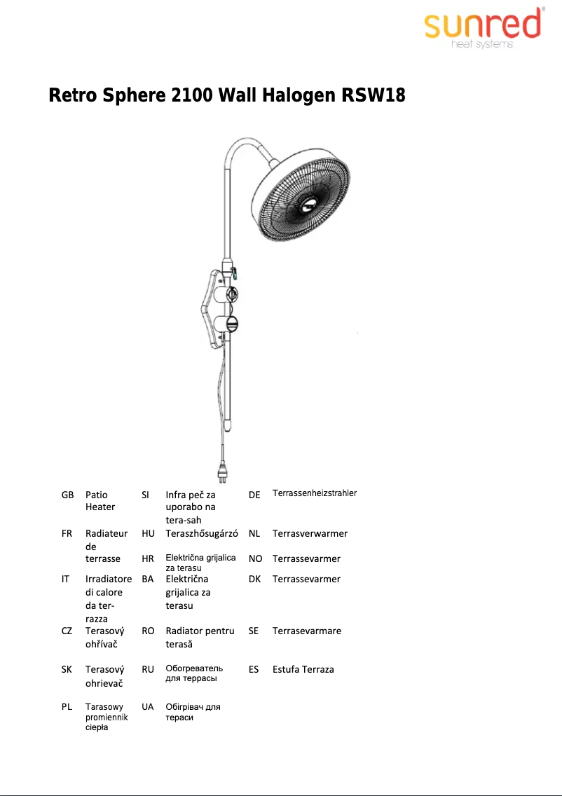 Image de la première page du manuel de l'appareil Retro 2100