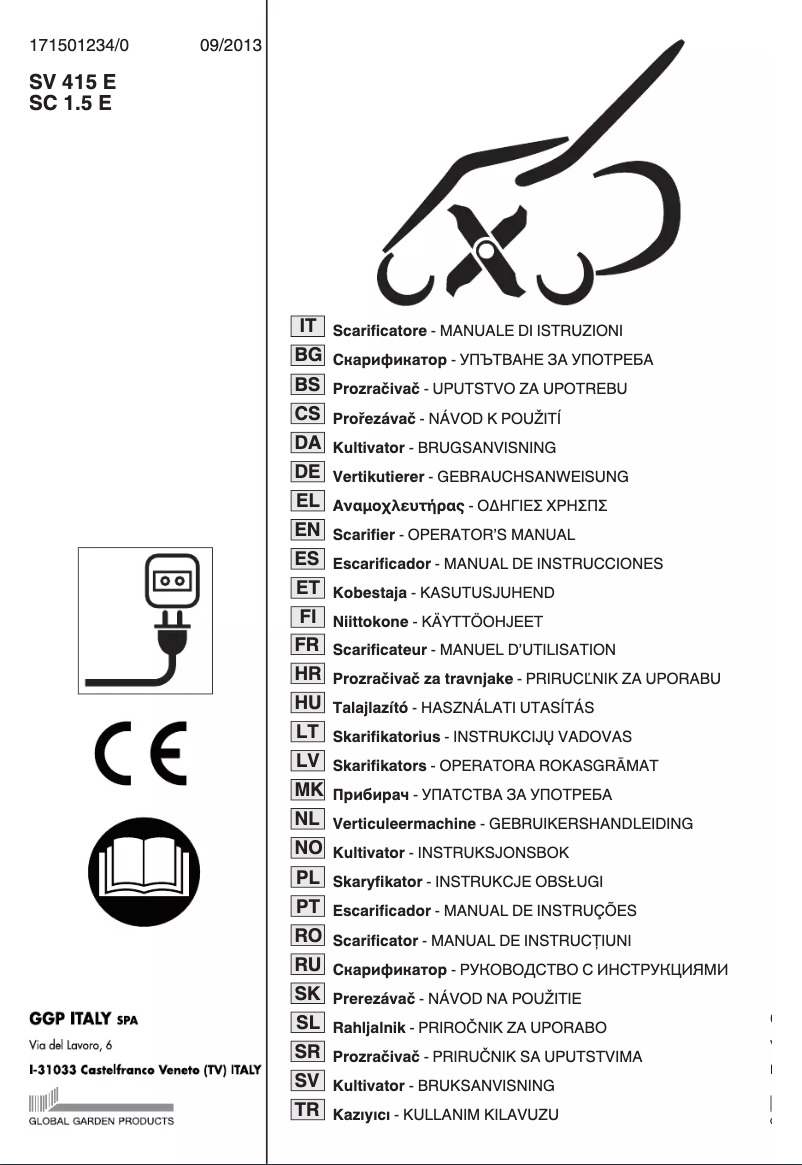 Page n°1 - Manuel utilisateur Stiga SC 1.5 E