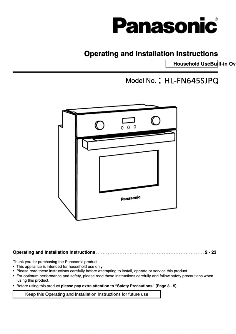 Imagen de la primera página del manual del dispositivo HL-FN645S
