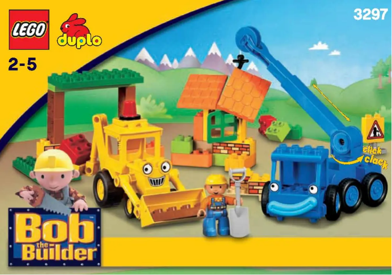 Page 1 de la notice Manuel utilisateur Lego Duplo 3297