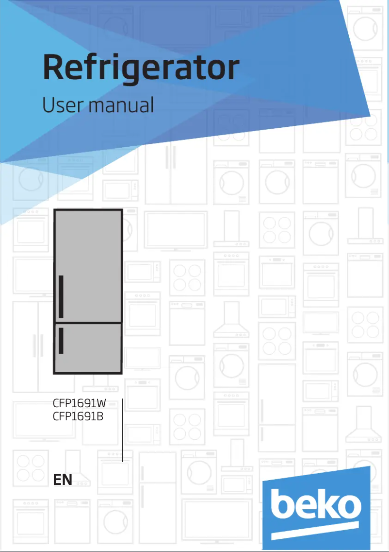 Image de la première page du manuel de l'appareil CFP1691W