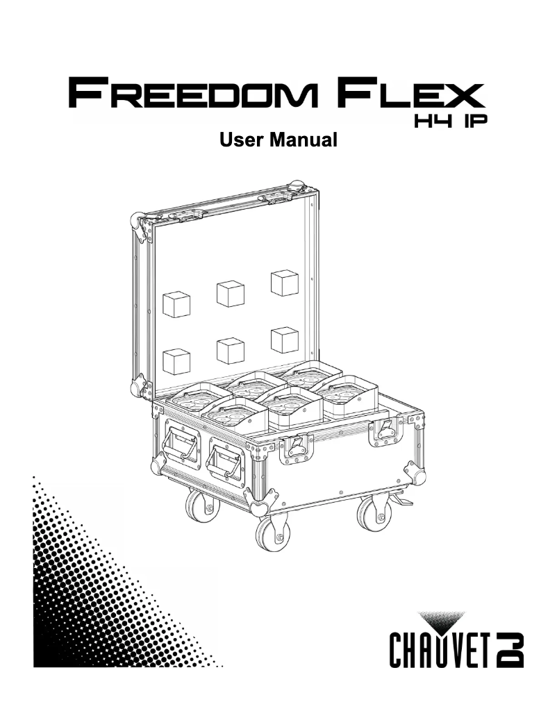 Page 1 de la notice Manuel utilisateur Chauvet Freedom Flex H4 IP