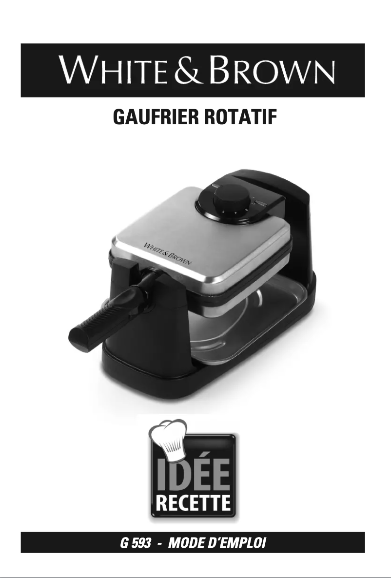 Page 1 de la notice Manuel utilisateur White And Brown G 593