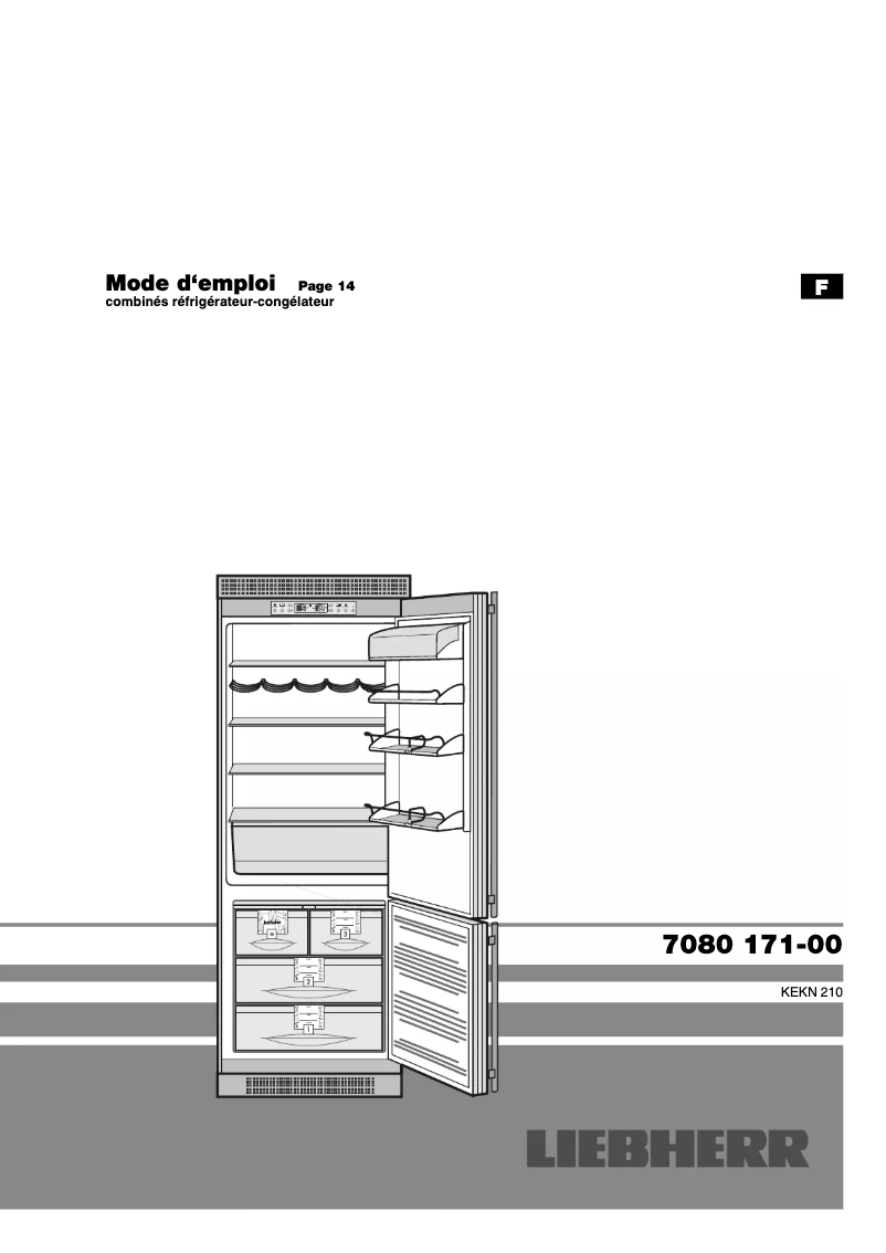 Page 1 de la notice Manuel utilisateur Liebherr CBNbs 4878 Premium BioFresh NoFrost