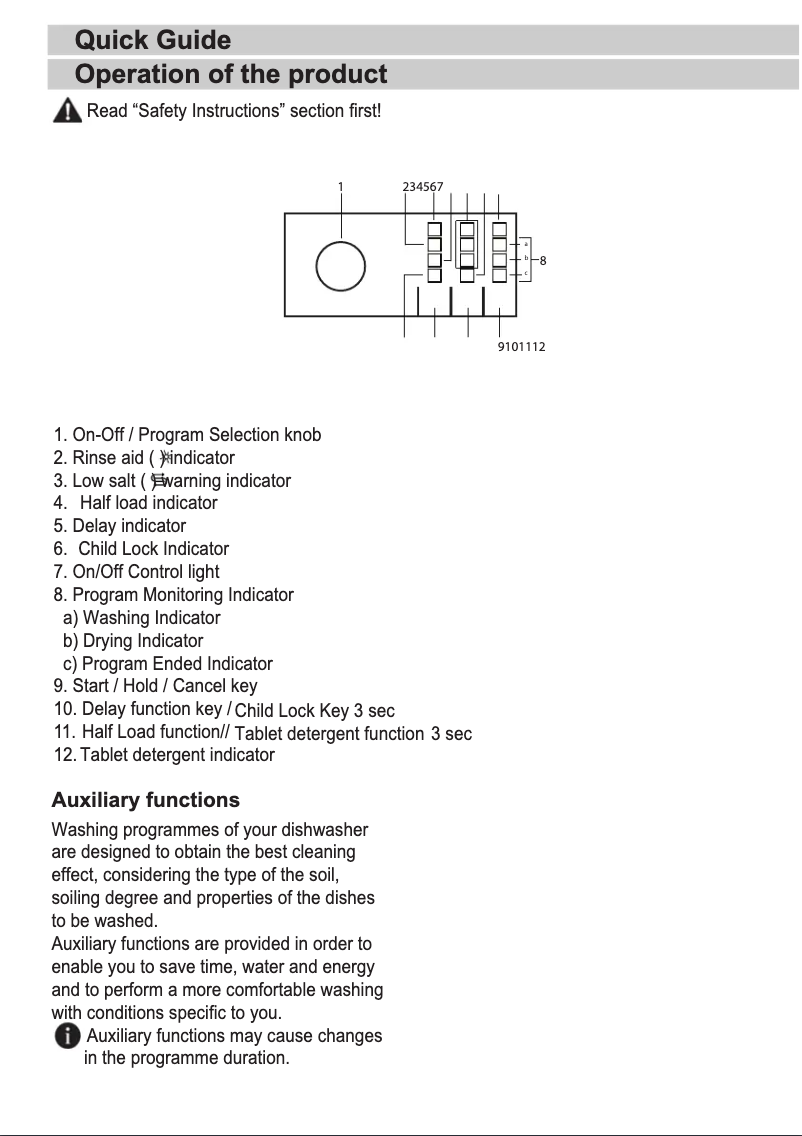 Page 1 de la notice Label énergétique Beko DVN04X20W
