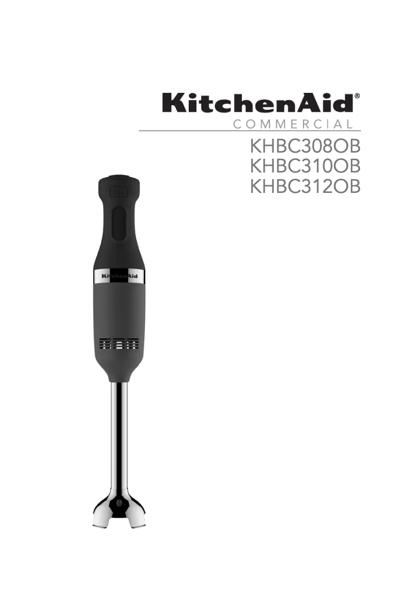 Page 1 de la notice Manuel utilisateur KitchenAid KHBC312OB